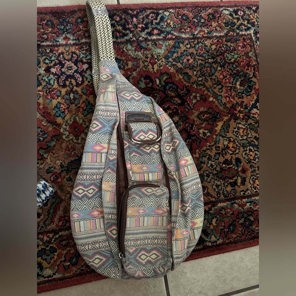 Union Bay Cross Body Back Pack Aztec Print